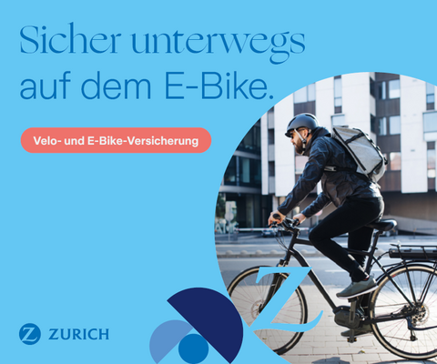 Zurich - Sicher unterwegs auf dem E-Bike.