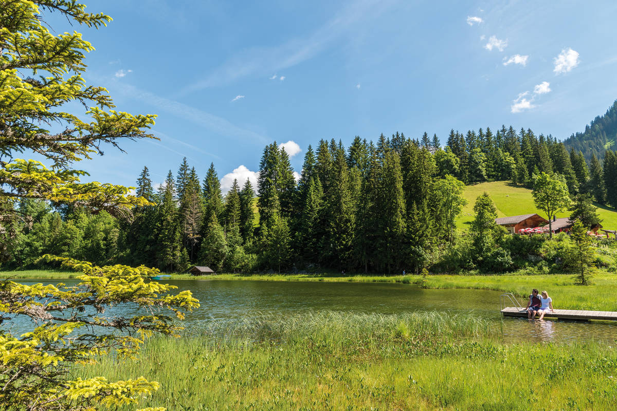 Ein Ort zum Verweilen: der Lauenensee