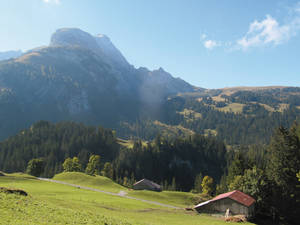 Die Anstrengung wird entschädigt durch den traumhaften Blick in die Berner Alpen und in die idyllische Umgebung.