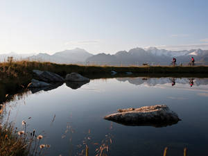 Bergseen und ein prächtiges Alpenpanorama lassen einem die Sorgen des Alltags vergessen